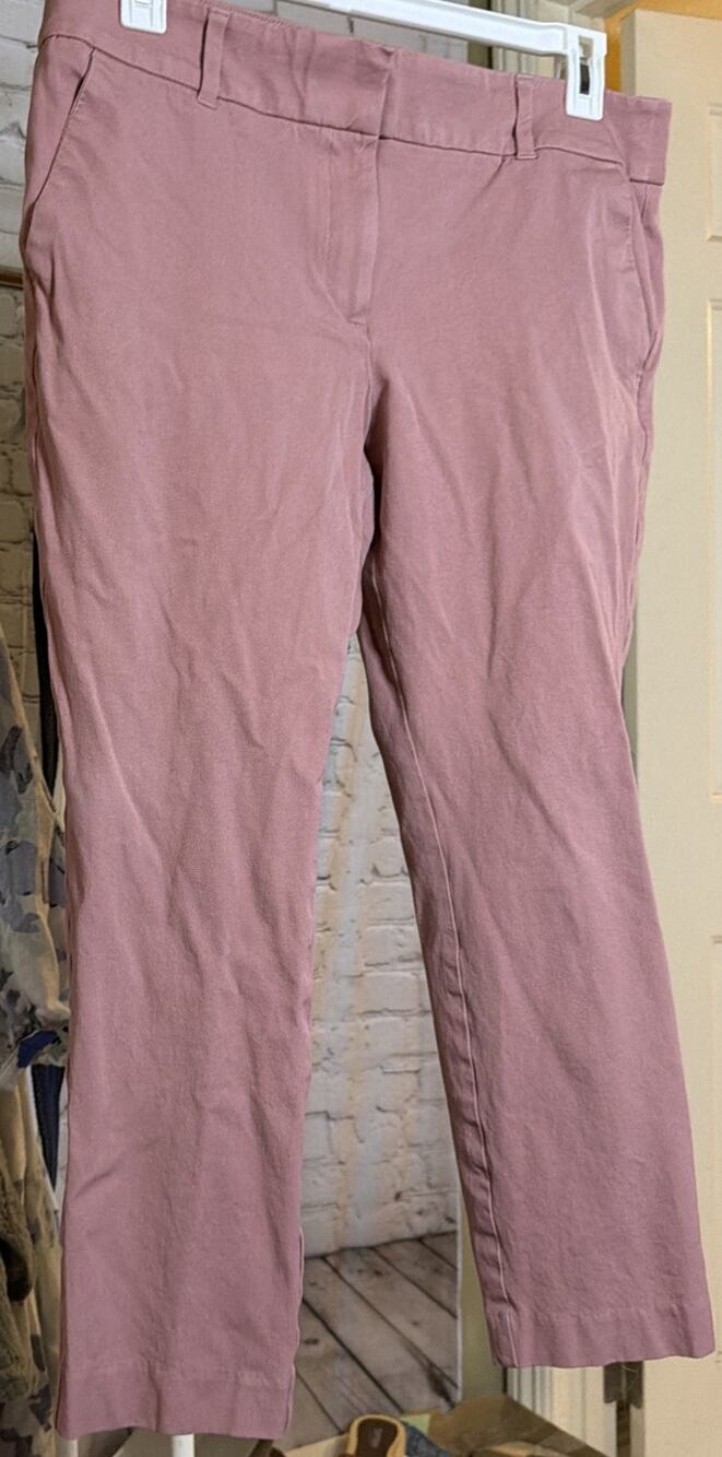 Loft Modern Skinny Ankle Pants Dusty Rose Women’s 14